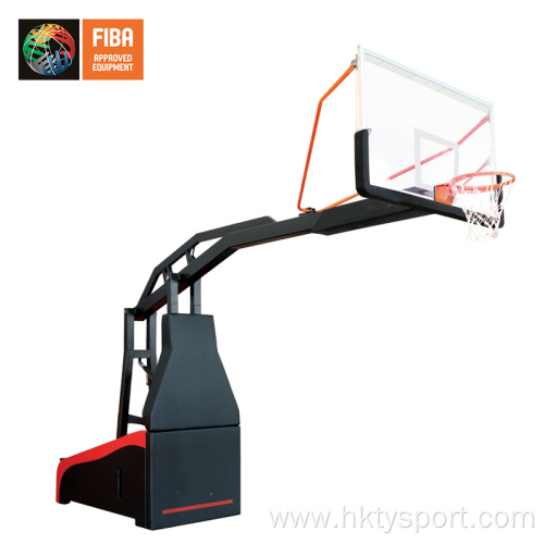 Quick Dunk Hot Selling FIBA Manual Hydraulic Basketball Hoop Stand